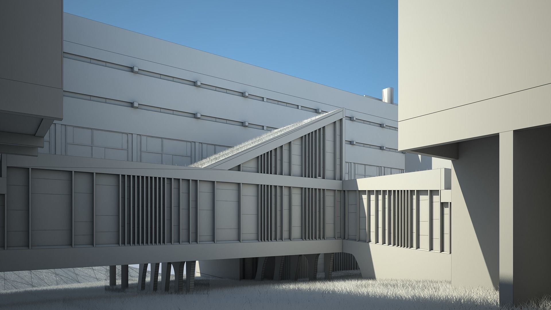 Convent La Tourette 3D model_32