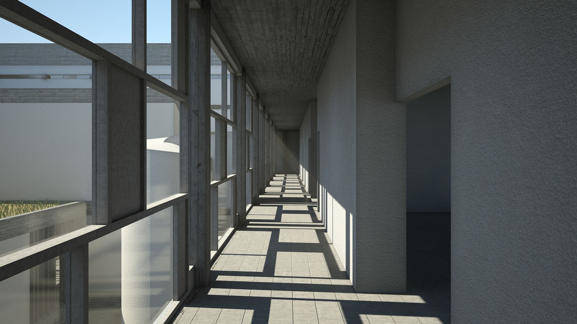 Convent La Tourette 3D model_16