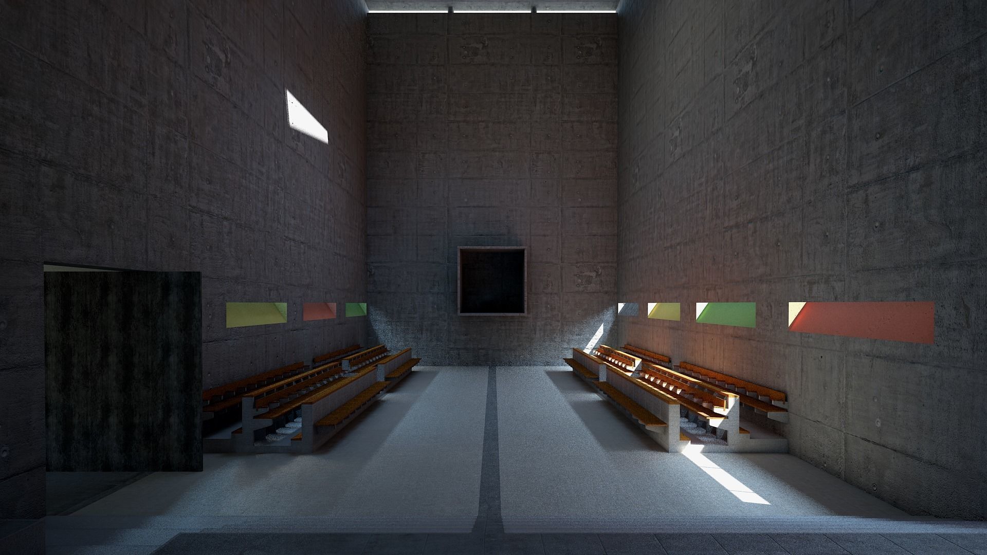 Convent La Tourette 3D model_12