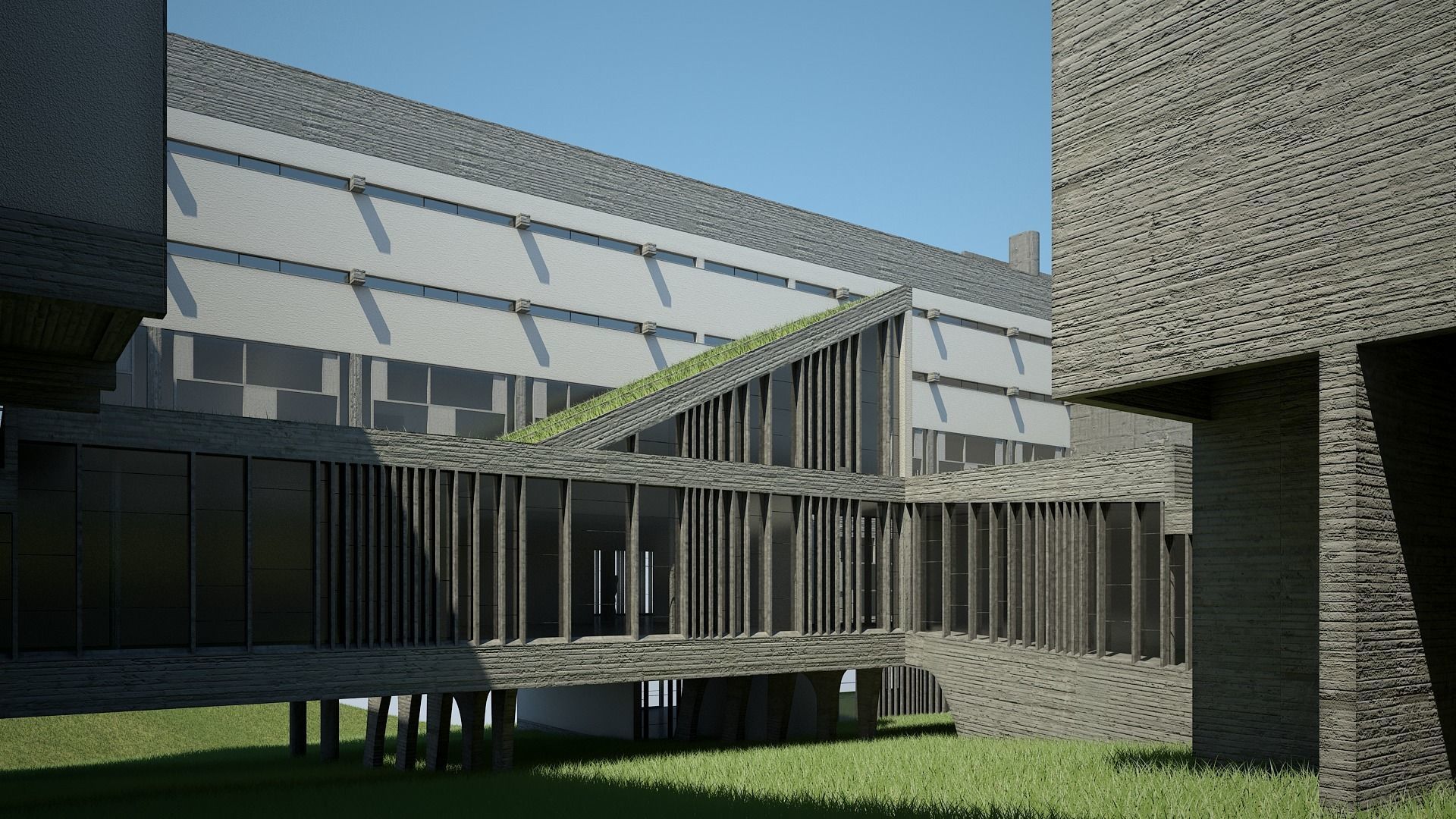 Convent La Tourette 3D model_21