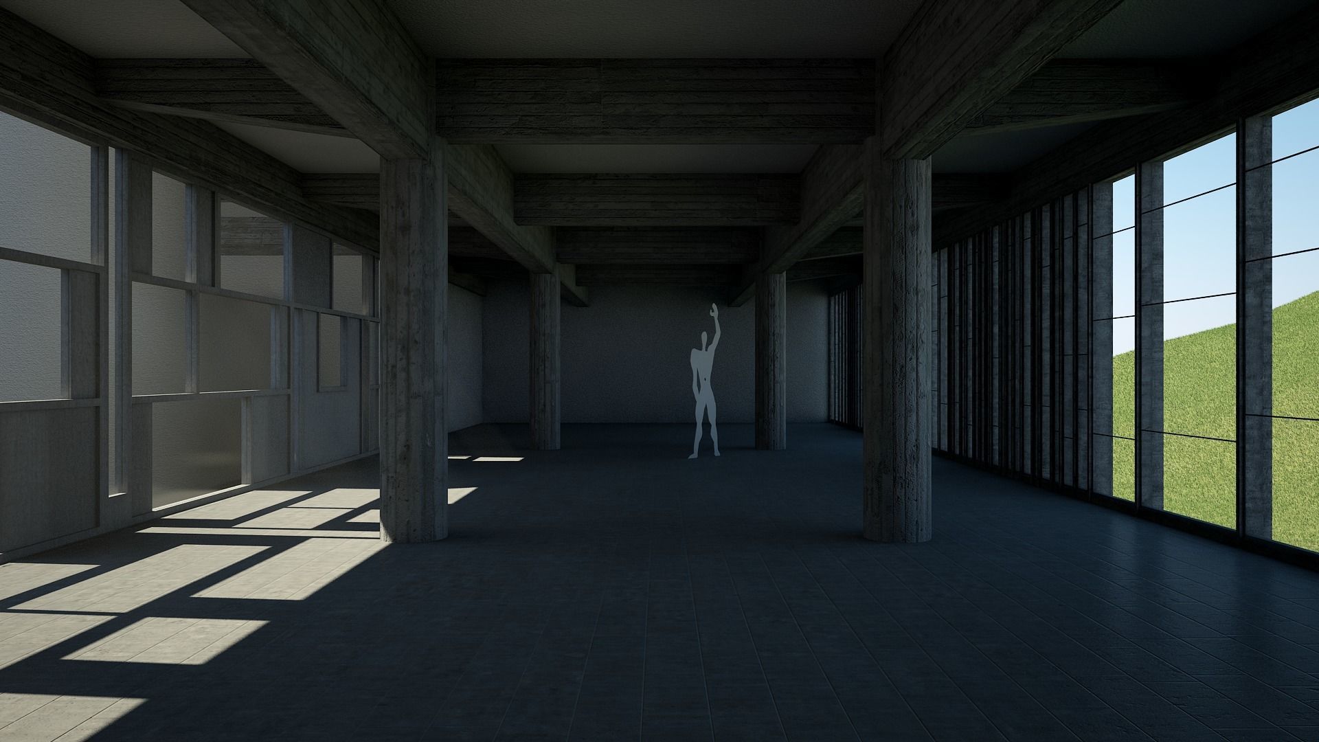 Convent La Tourette 3D model_15