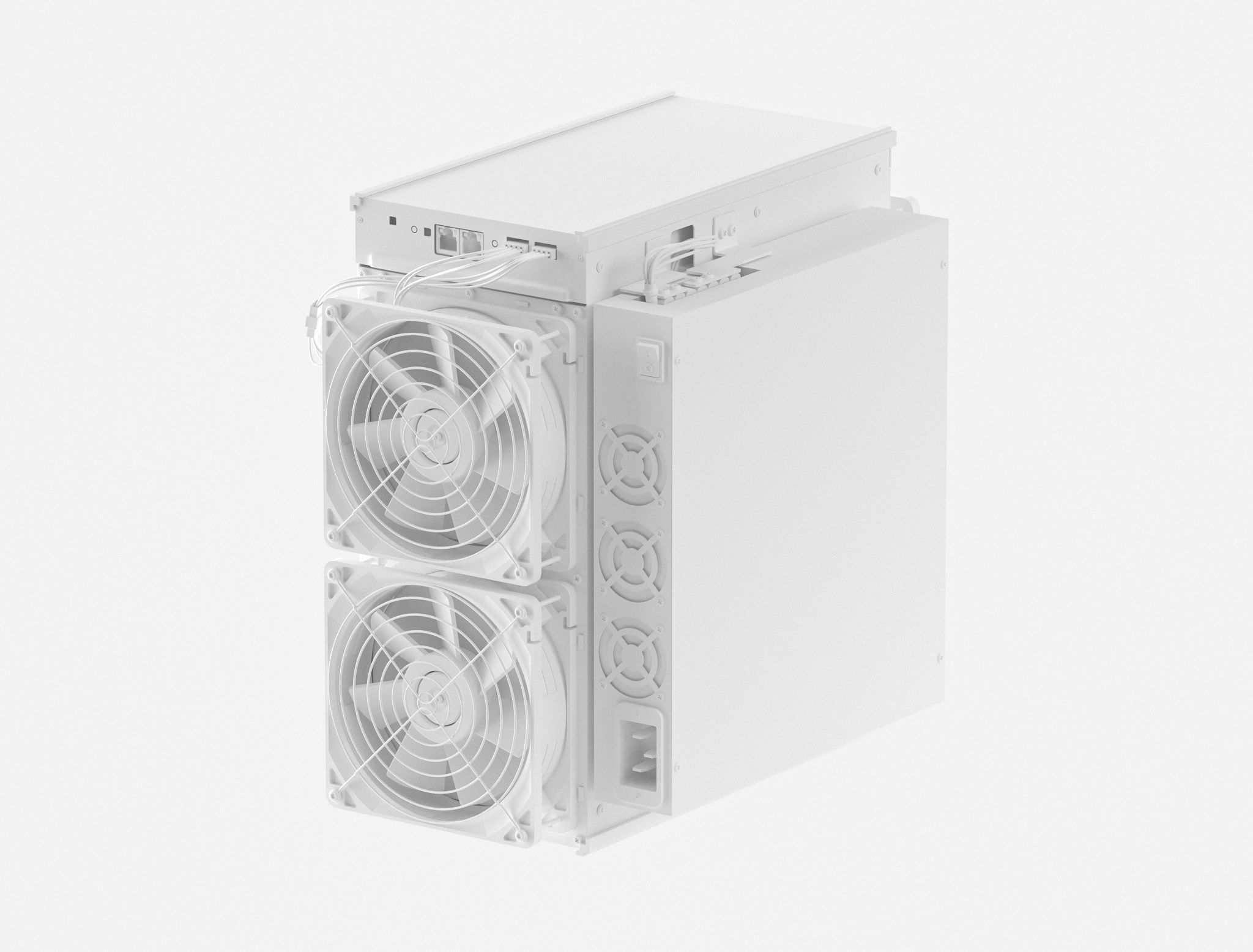 ASIC Miner A1066 - no textures 3D model_1