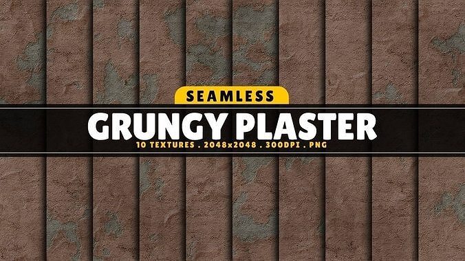 Texture Pack Seamless Grungy Plaster Vol 01 Texture