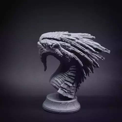 CRYSTAL DRAGON 3D print model