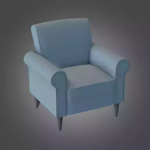 Armchair Blue Subdivision Ready for Film