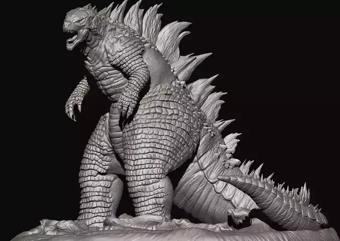 Godzilla for 3dprint 3D print model