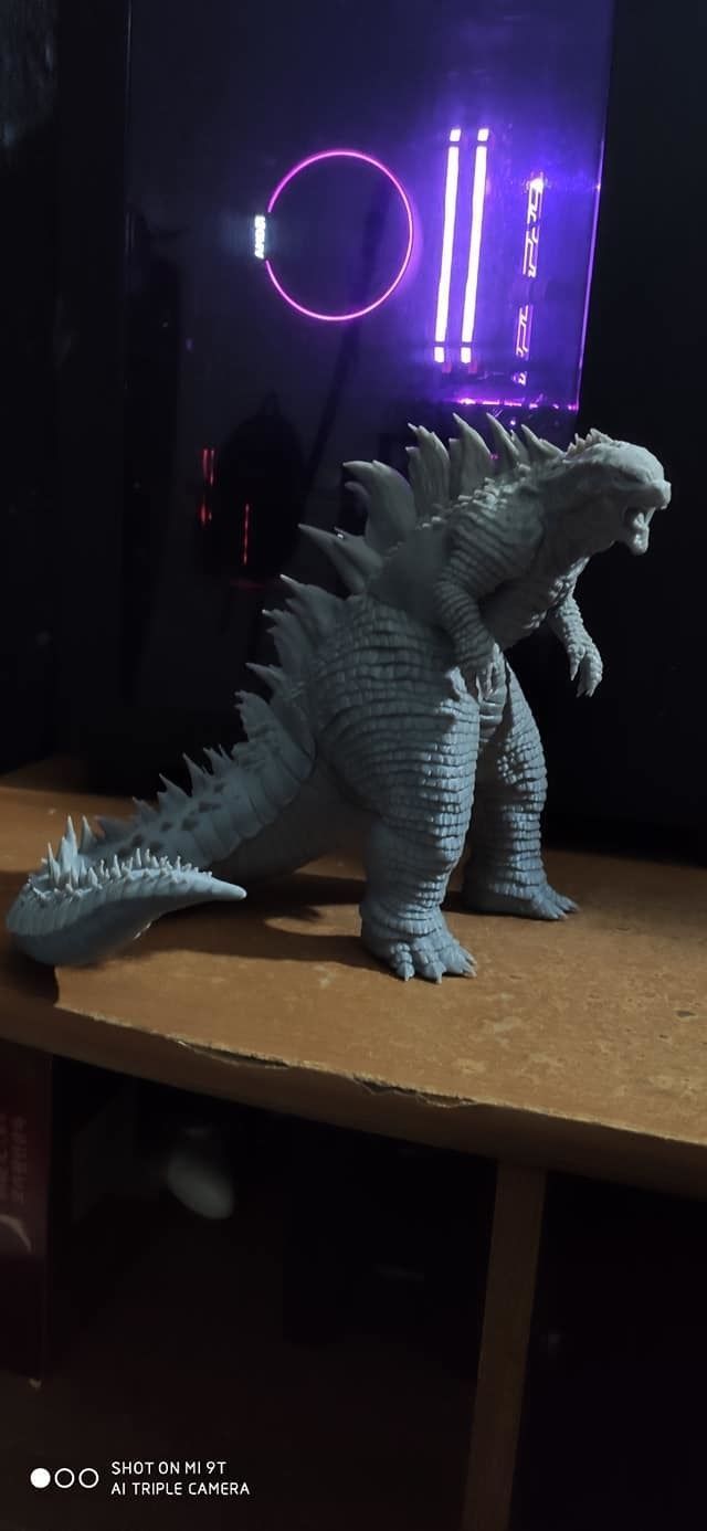 Godzilla for 3dprint 3D print model_7