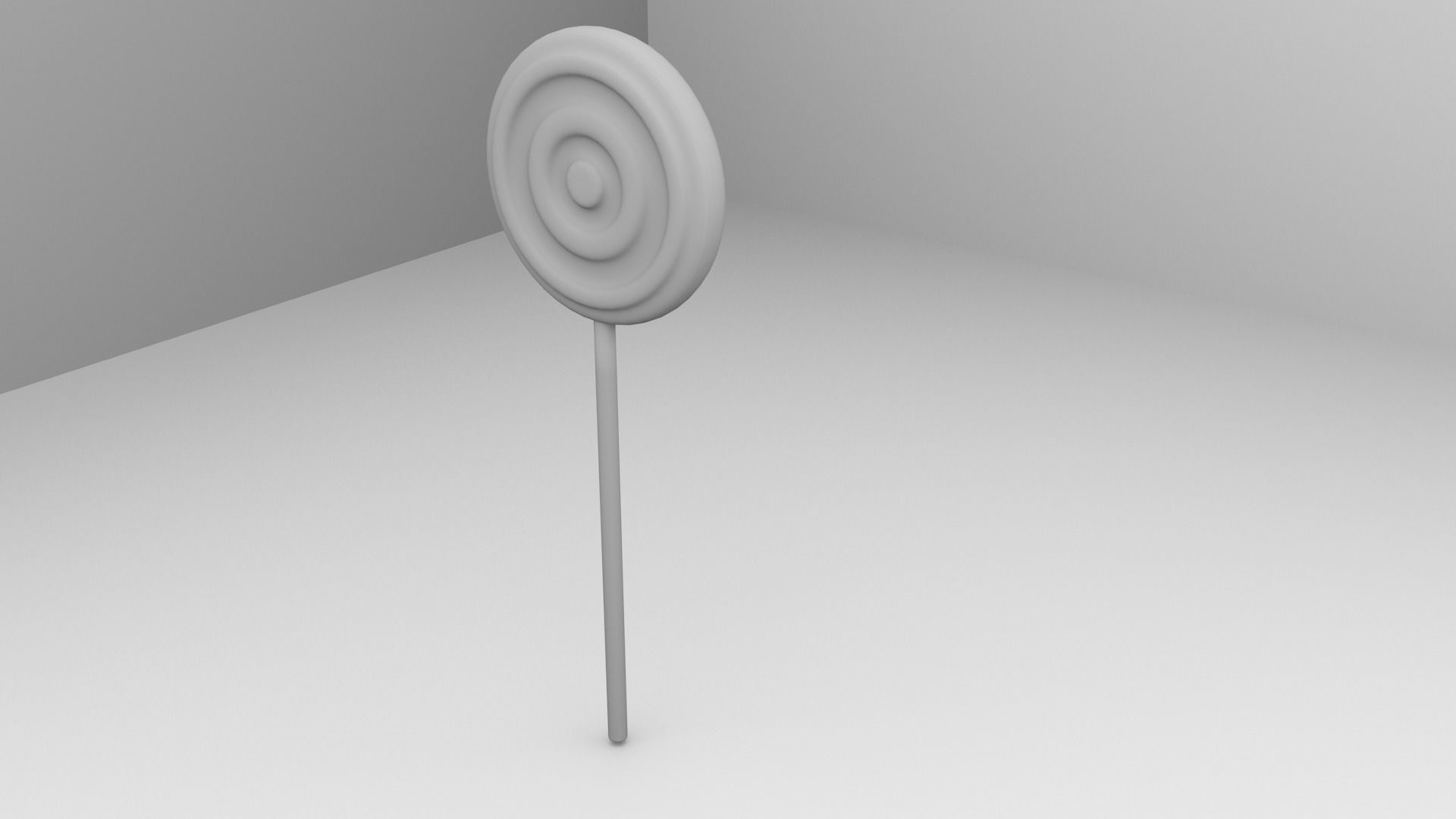 Rainbow Lollipop 1 3D model_4