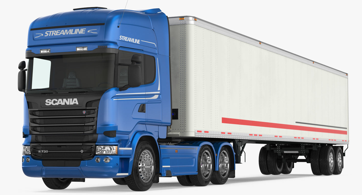 Scania Streamline Trailer Truck 3D model