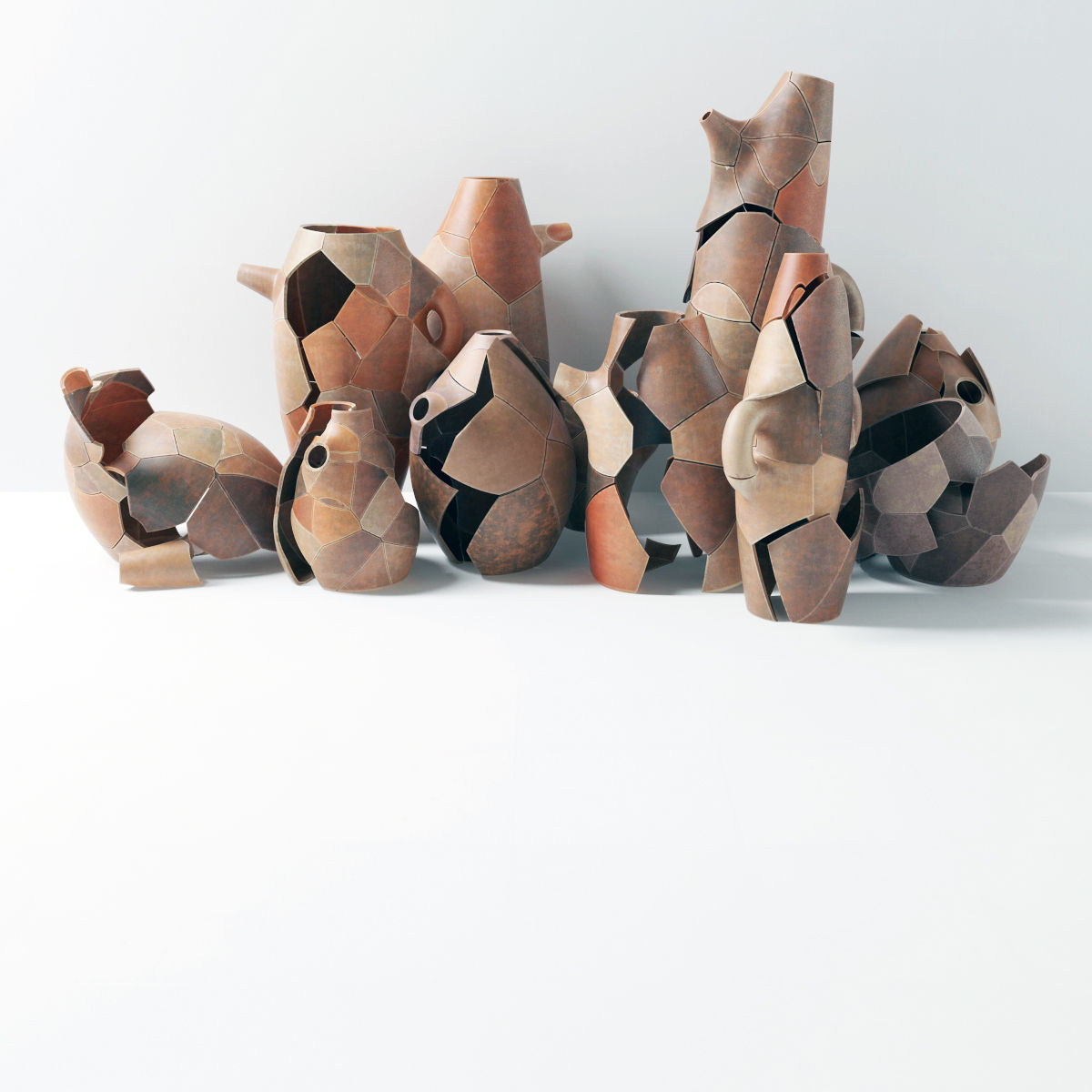 Clay dishes old style n2 3D model_5