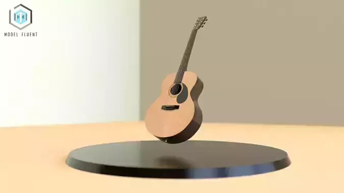 Acoustic Guitar With additional Texture map
