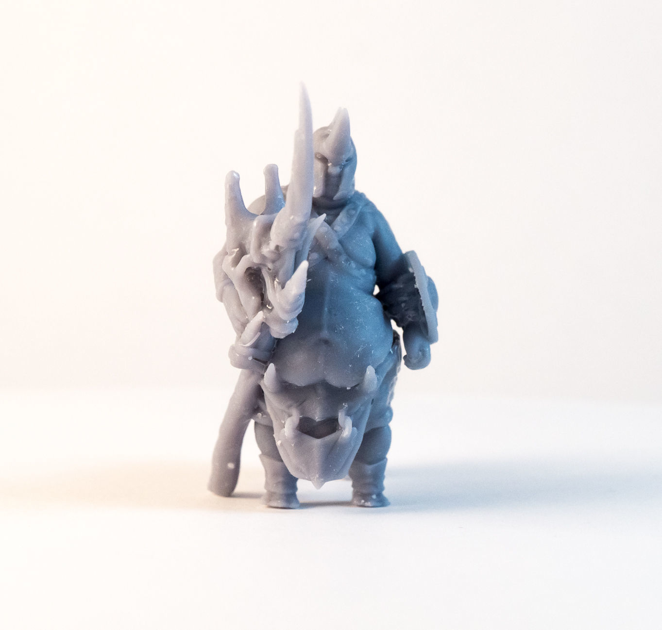 Rhino Centaur - 3D Printable Character - 2 Poses 3D print model_2