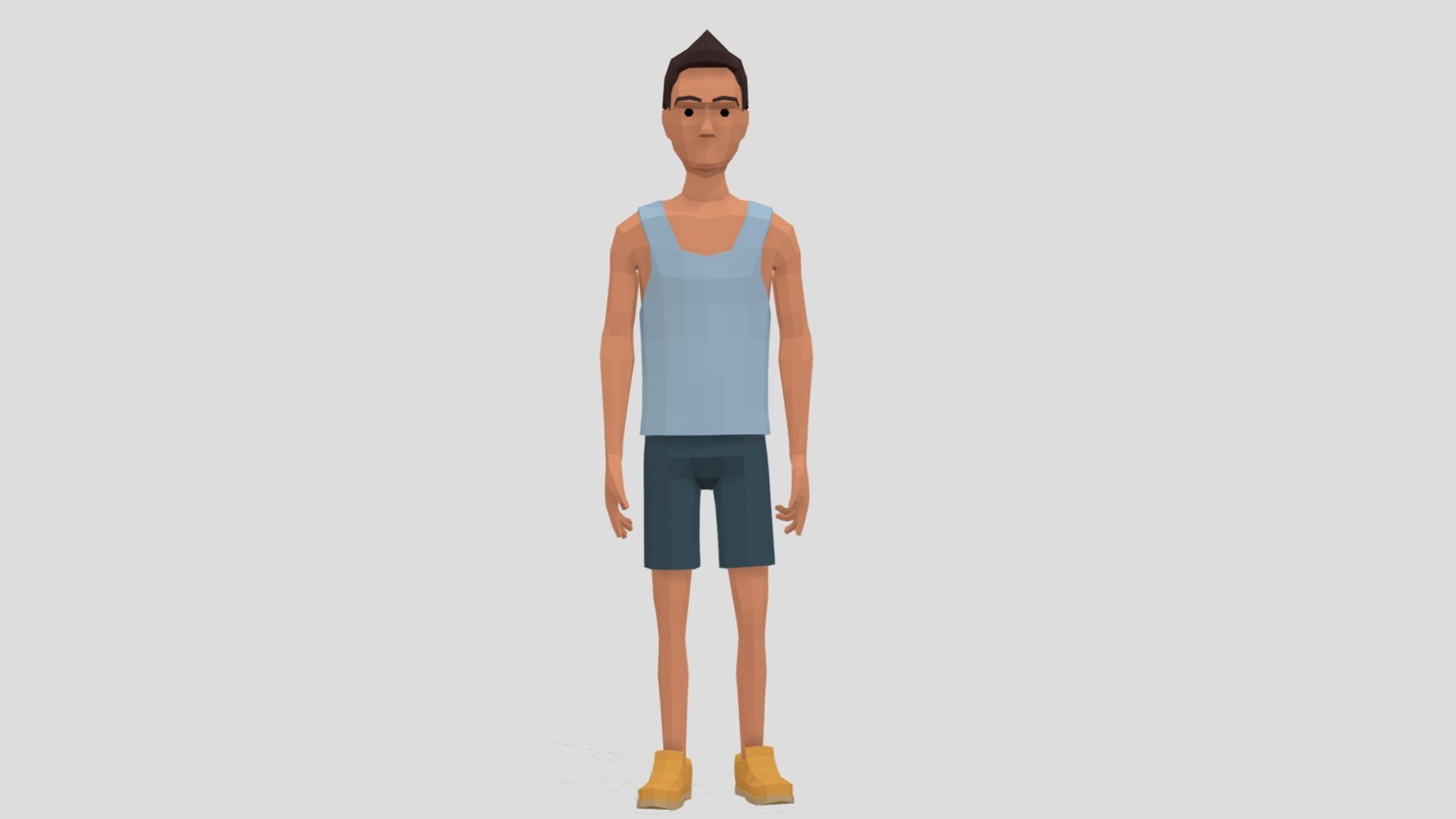 Low Poly Characters  Low-poly 3D model_13