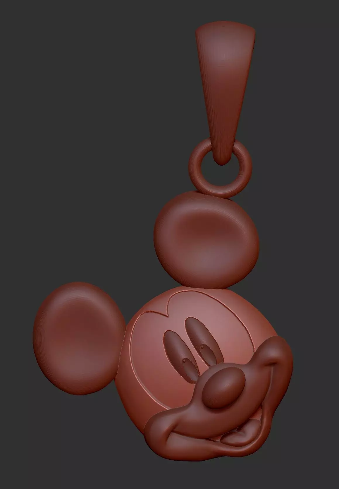 mickey mouse pendent 3D print model_0