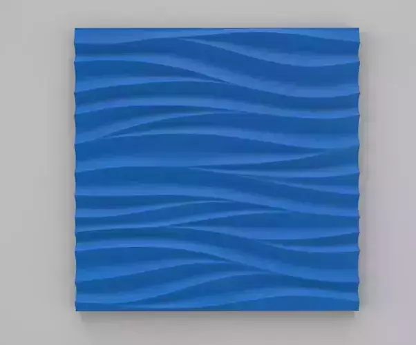 decorative 3d panel wave