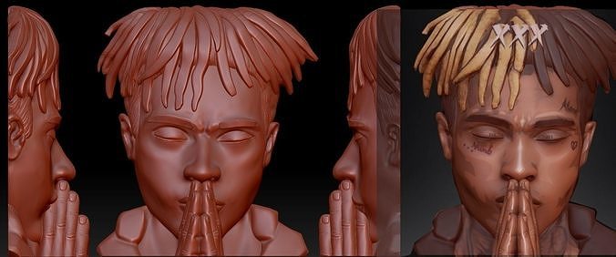 xxxtentacion  Face Pendant 3D print model