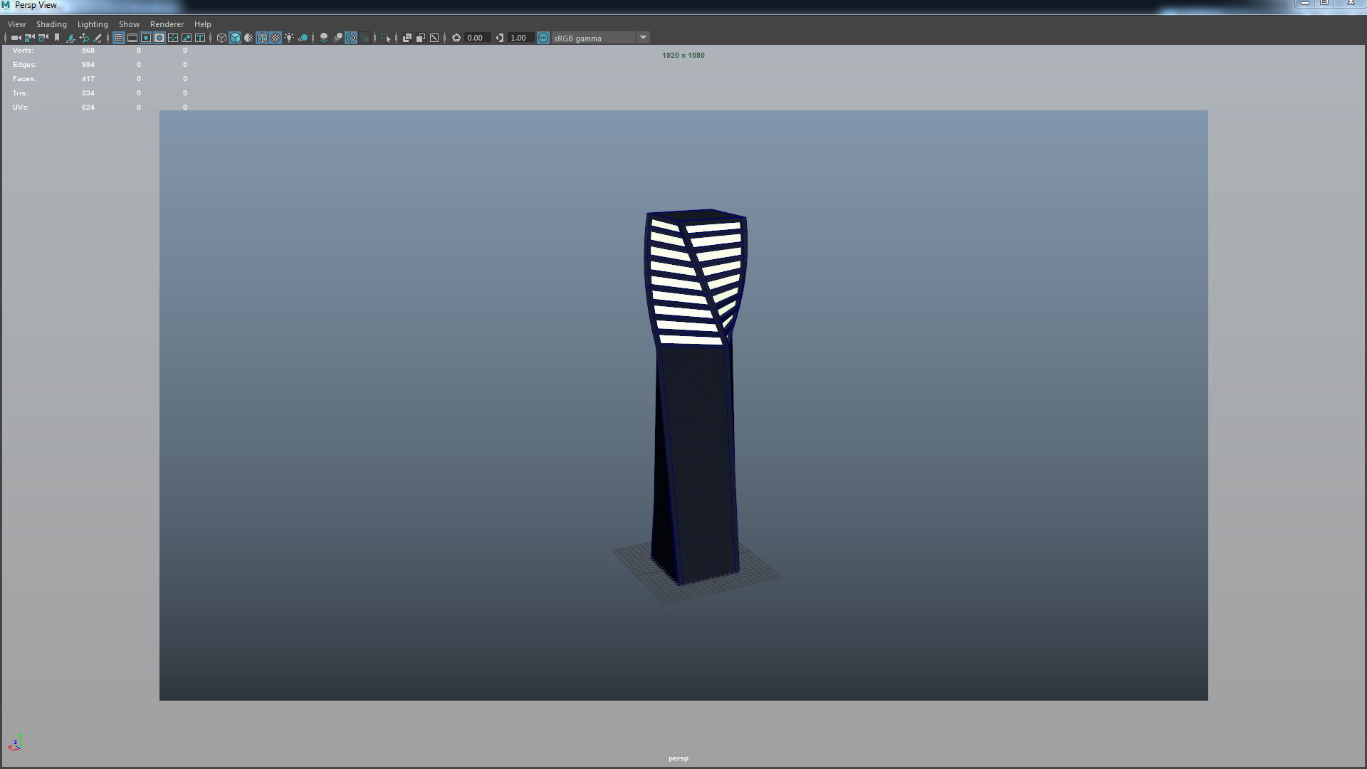 Garden Light Pack Low-poly 3D model_8