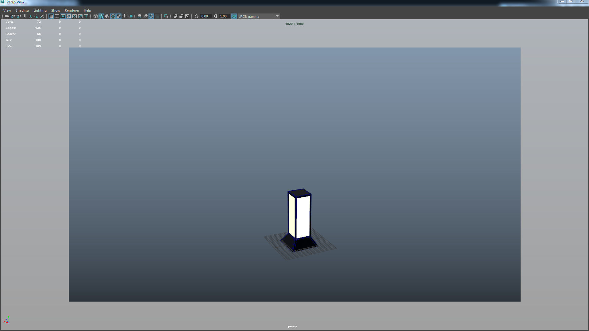 Garden Light Pack Low-poly 3D model_5