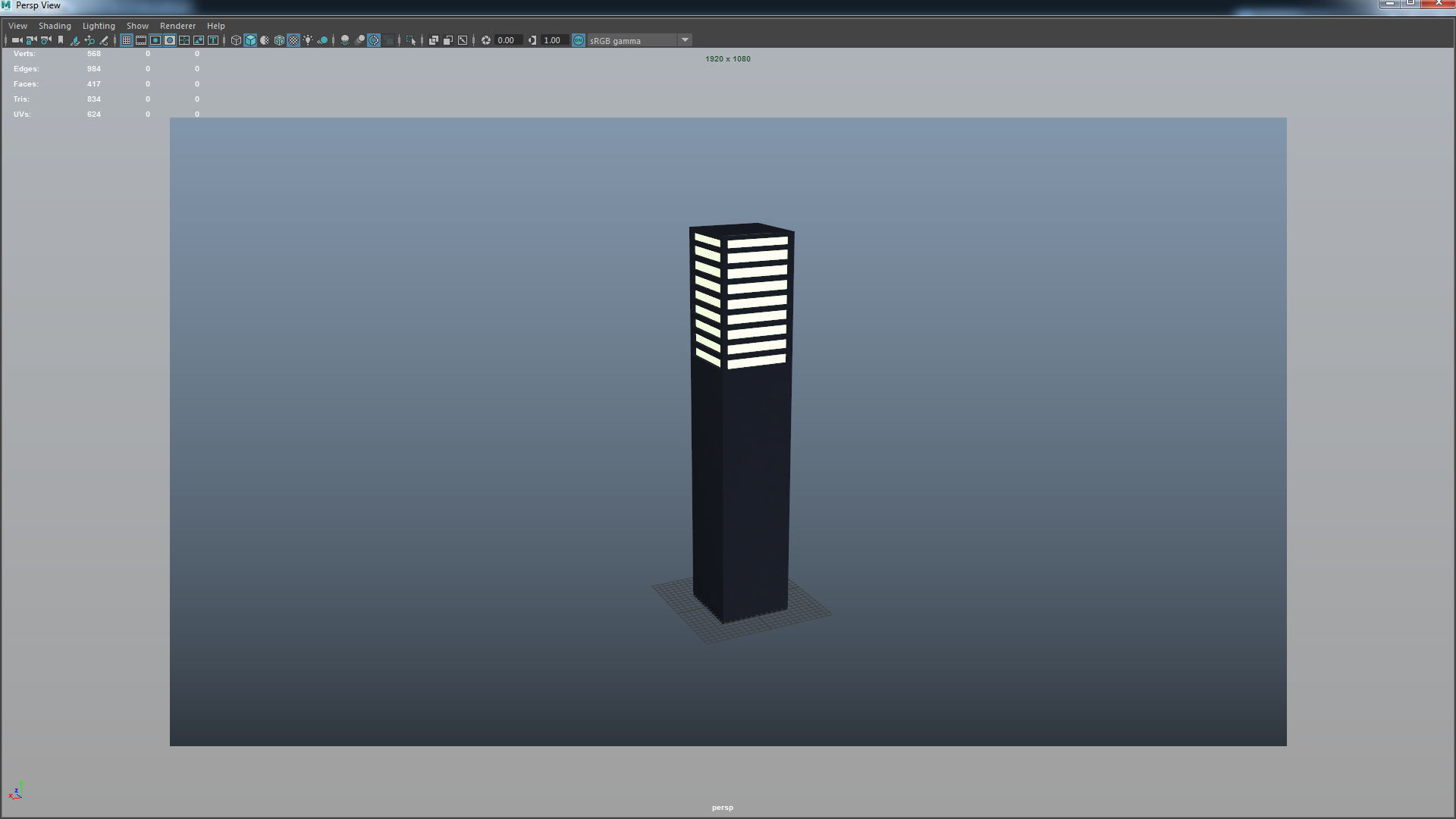 Garden Light Pack Low-poly 3D model_13