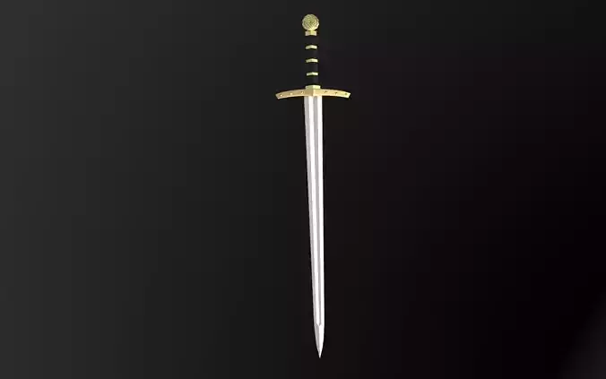 Medieval celtic sword