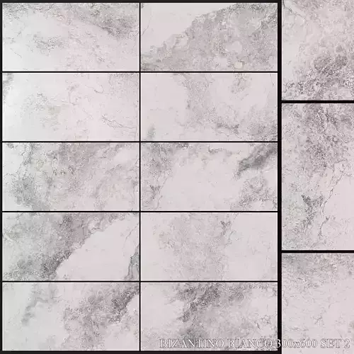 Yurtbay Seramik Bizantino Bianco 300x600 Set 2