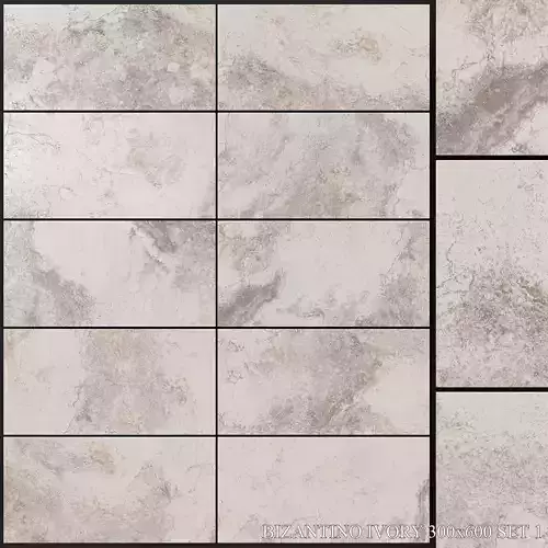 Yurtbay Seramik Bizantino Ivory 300x600 Set 1