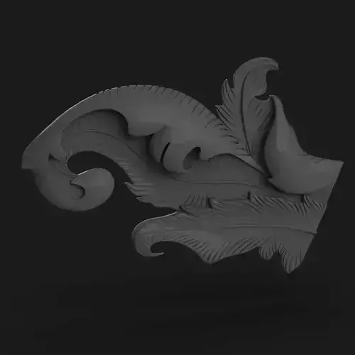 Feather Design 3D print model