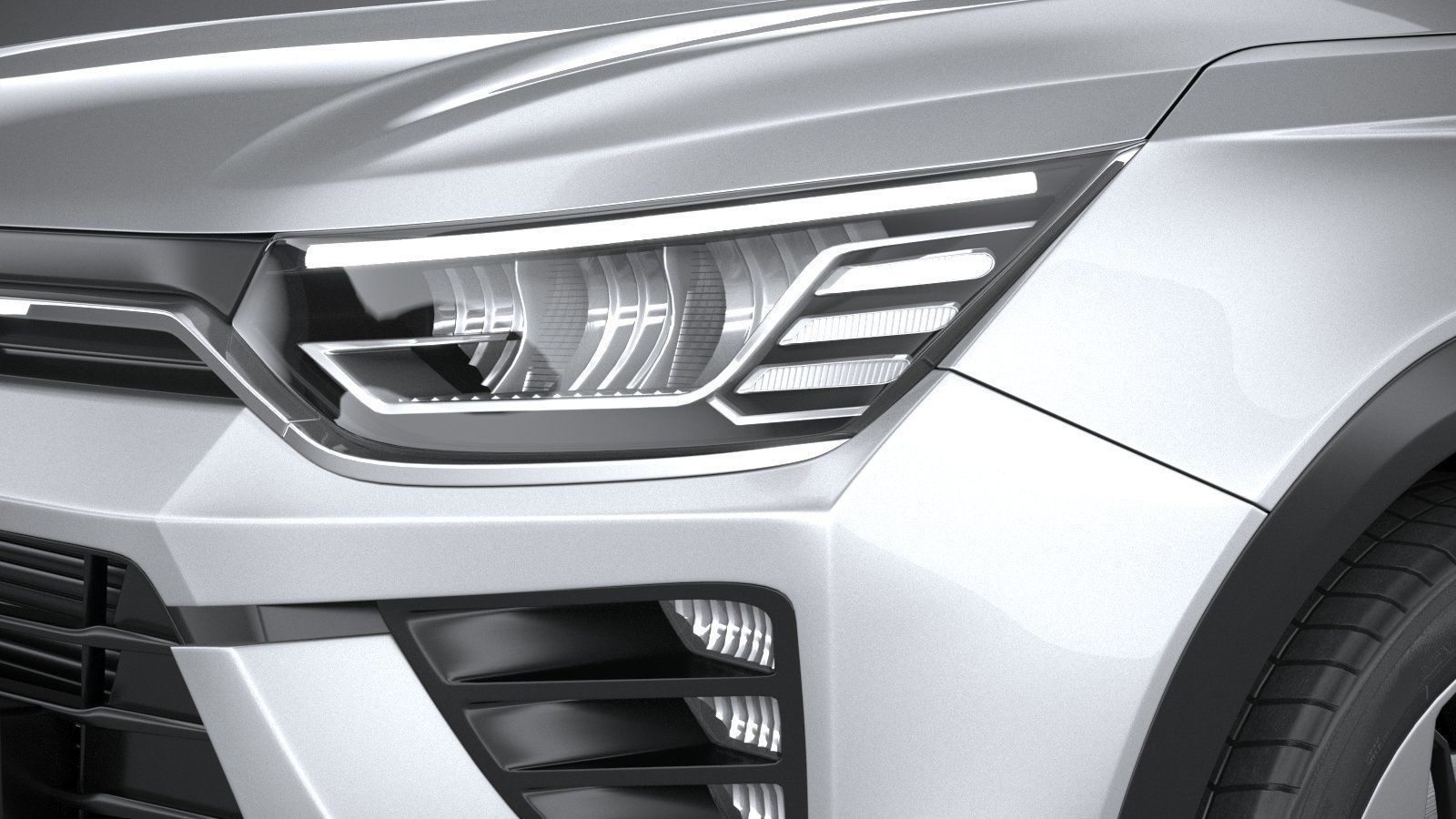 Ssangyong Korando 2020 3D model_14