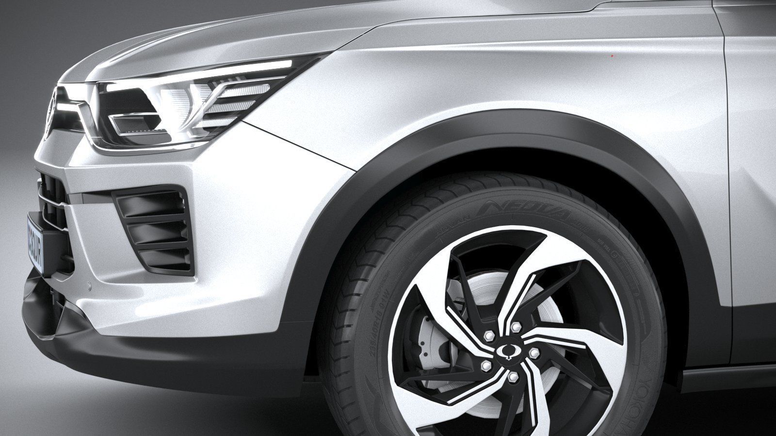 Ssangyong Korando 2020 3D model_3