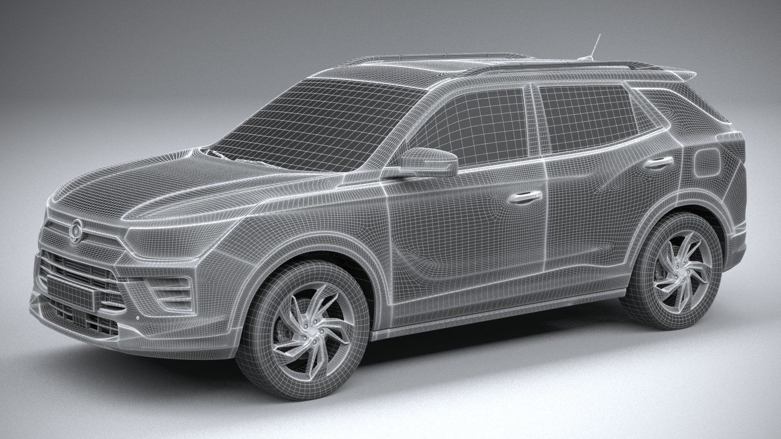 Ssangyong Korando 2020 3D model_26
