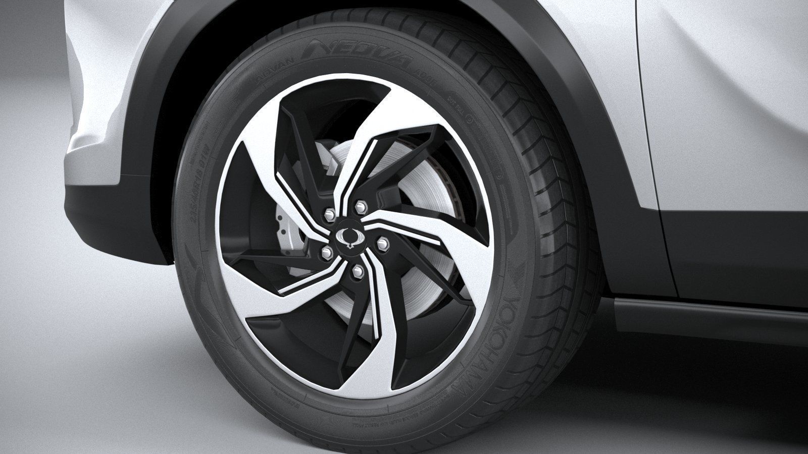 Ssangyong Korando 2020 3D model_16