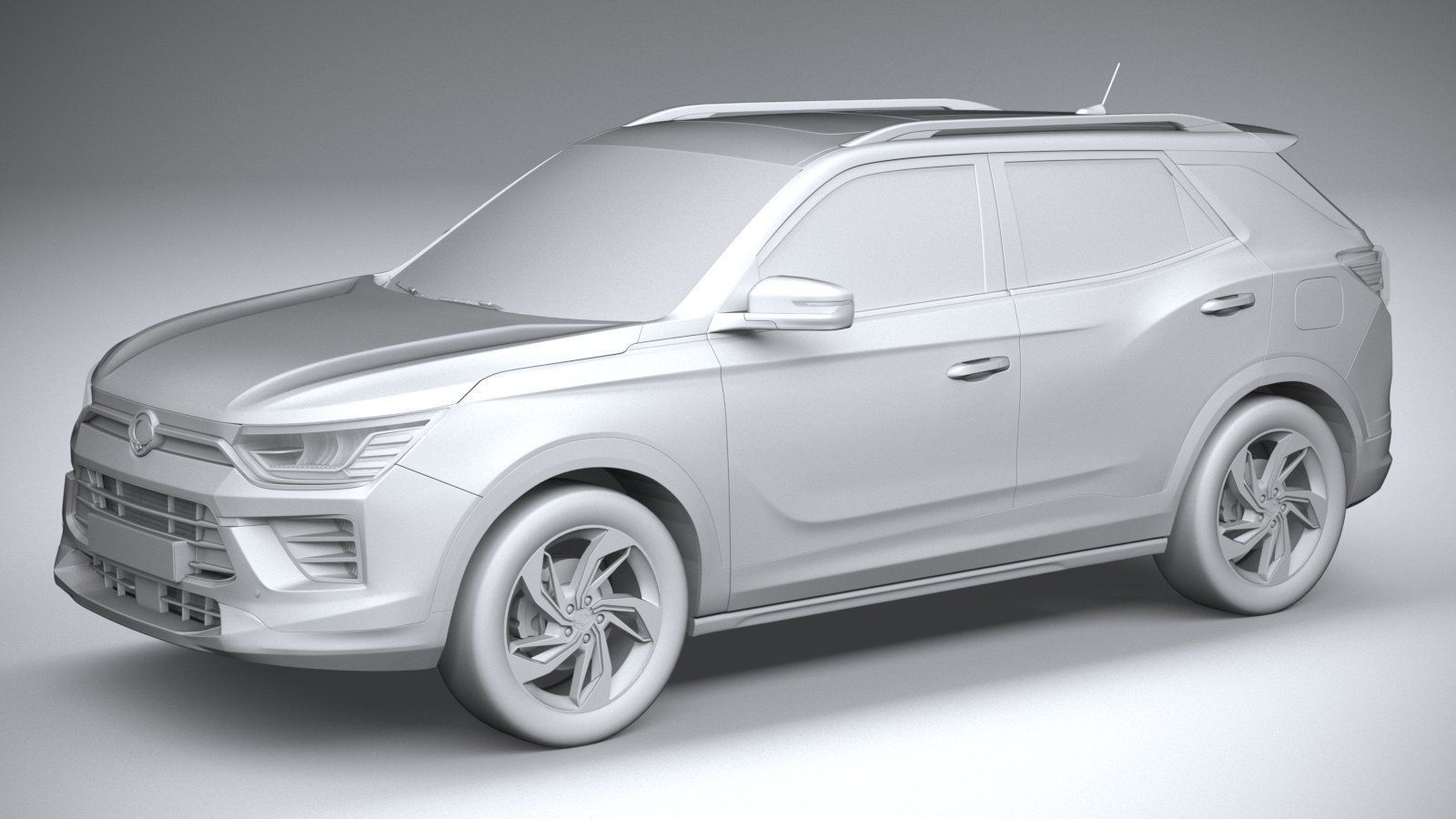 Ssangyong Korando 2020 3D model_19