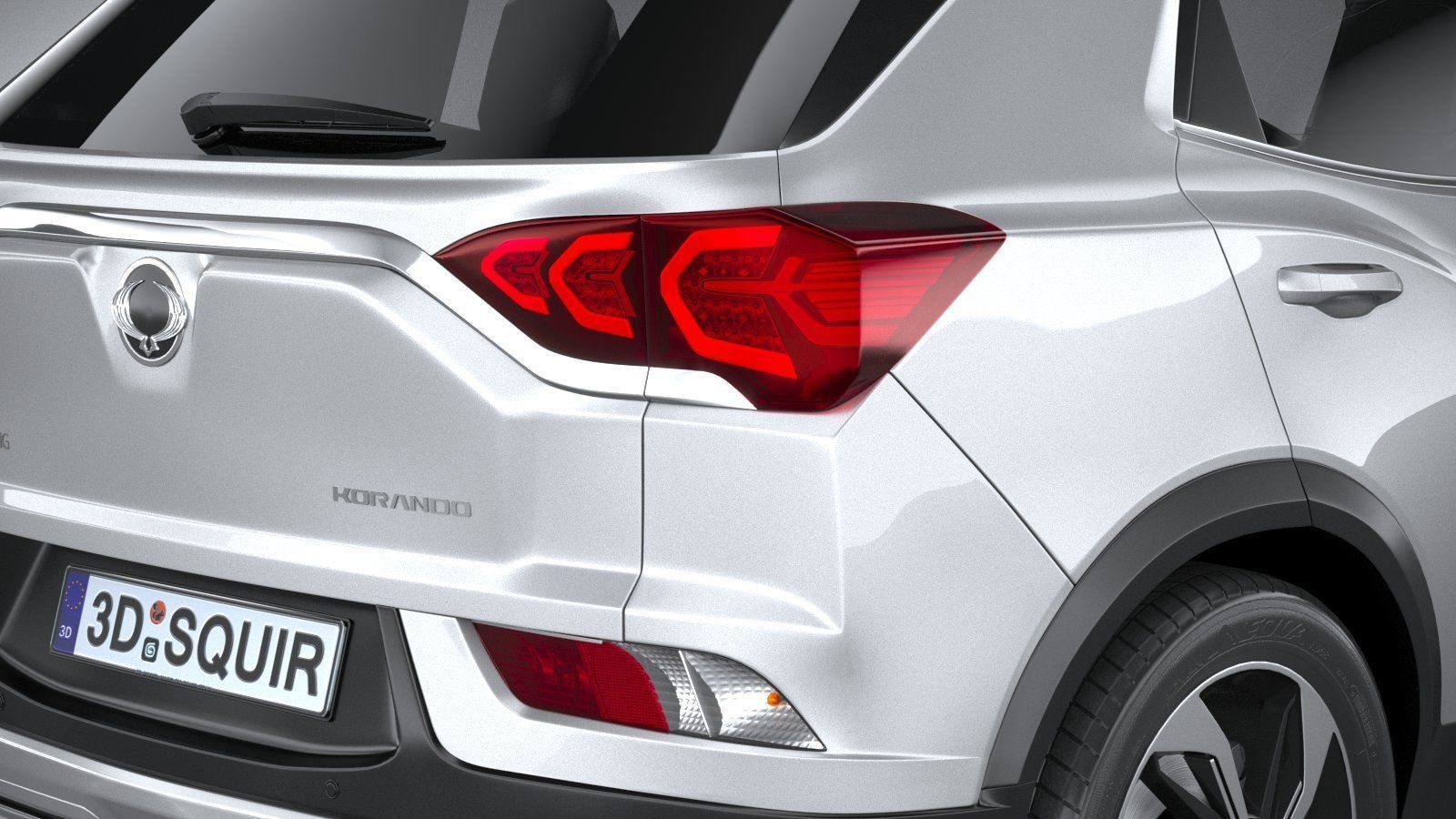 Ssangyong Korando 2020 3D model_18