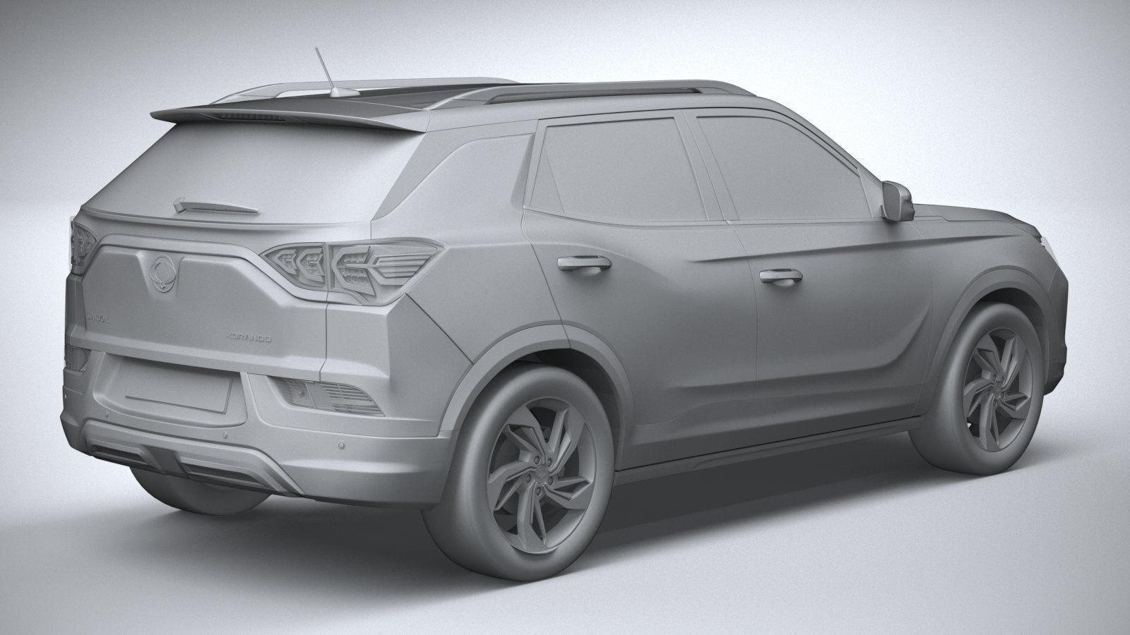 Ssangyong Korando 2020 3D model_25