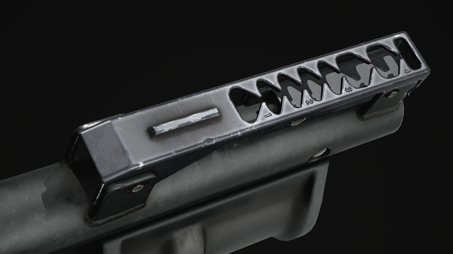 PBR Russian RGM-40 Kastet and GP-25 Grenades Low-poly 3D model_8