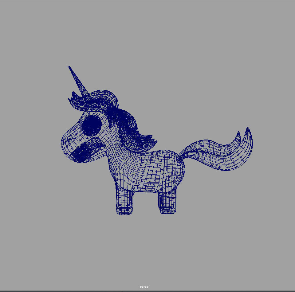 Unicorn toy 3D model_17