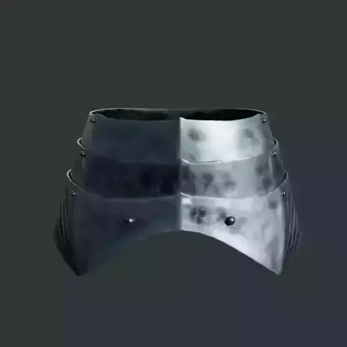 Medieval armor parts 002 - skirt