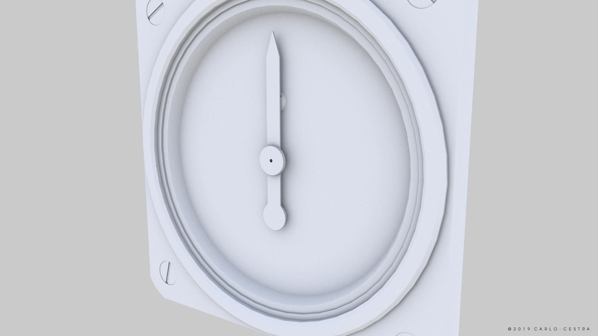 US SUCTION GAUGE Low-poly 3D model_10