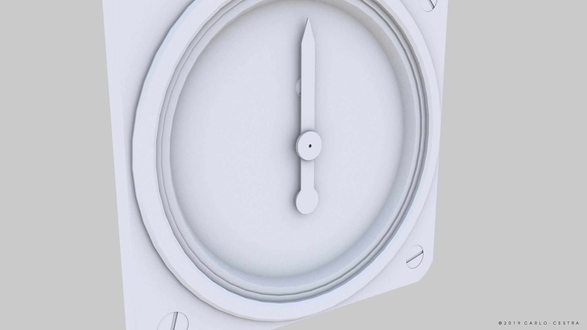 US SUCTION GAUGE Low-poly 3D model_13