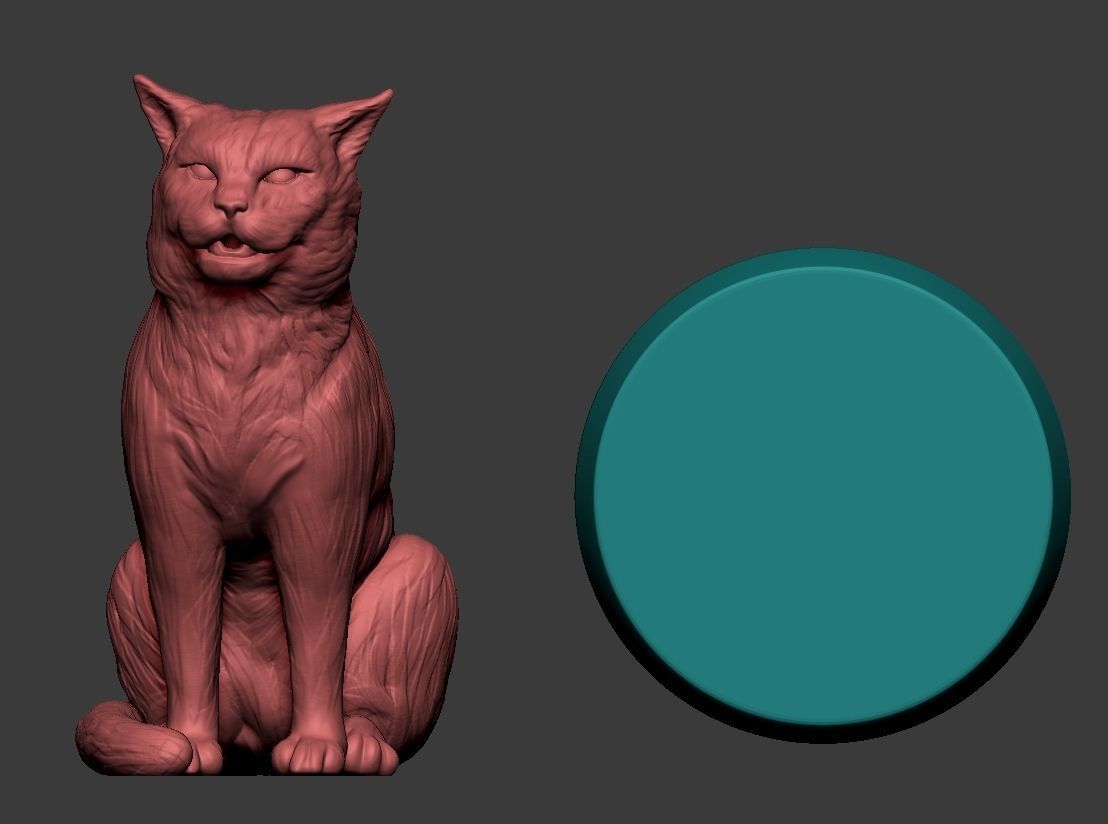 Smudge The Cat 3D print model_2