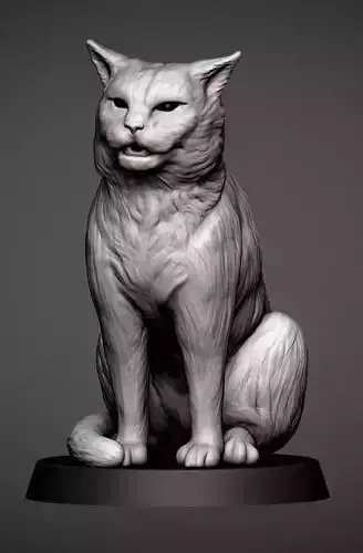 Smudge The Cat 3D print model