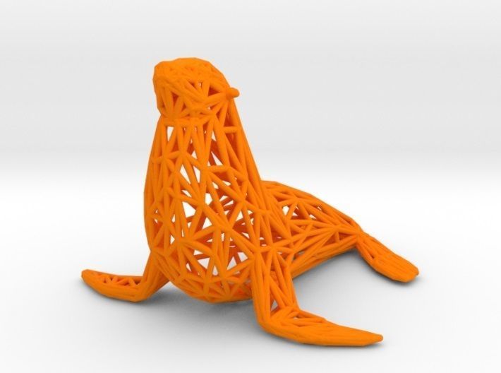 Sea Lion  3D print model_26