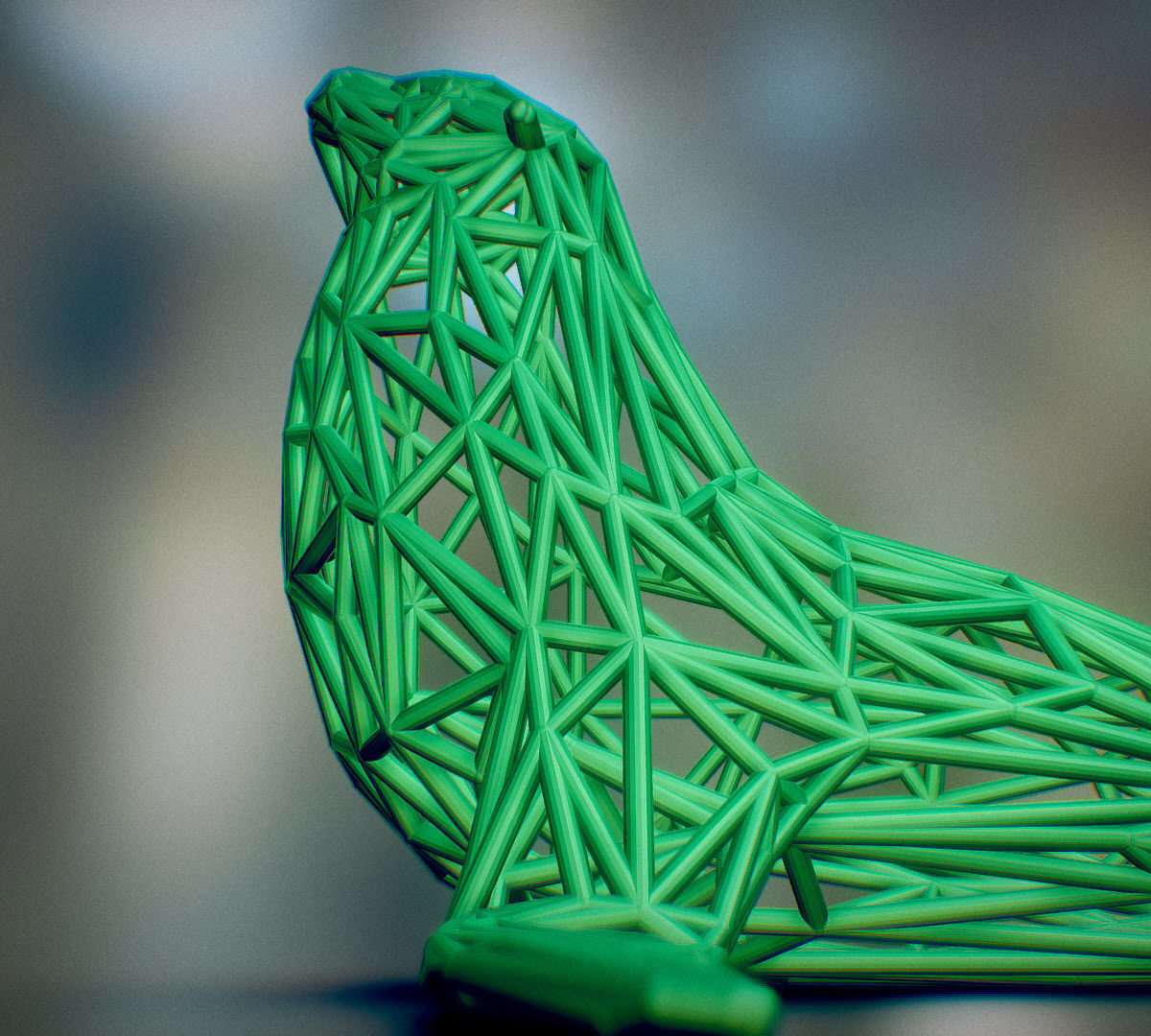 Sea Lion  3D print model_11