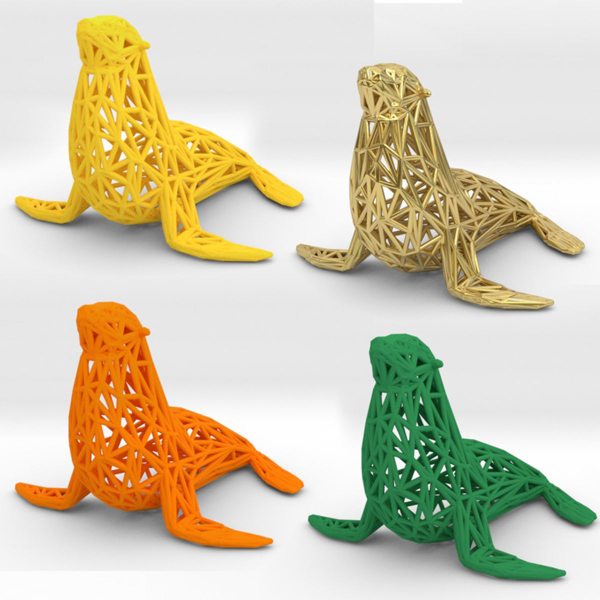 Sea Lion  3D print model_8