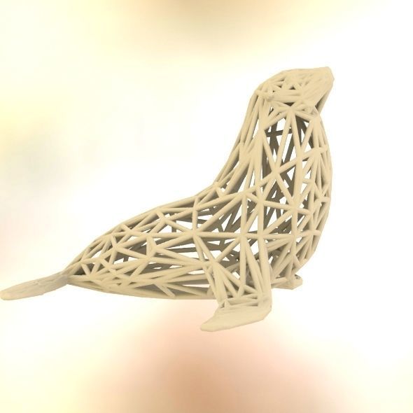 Sea Lion  3D print model_47