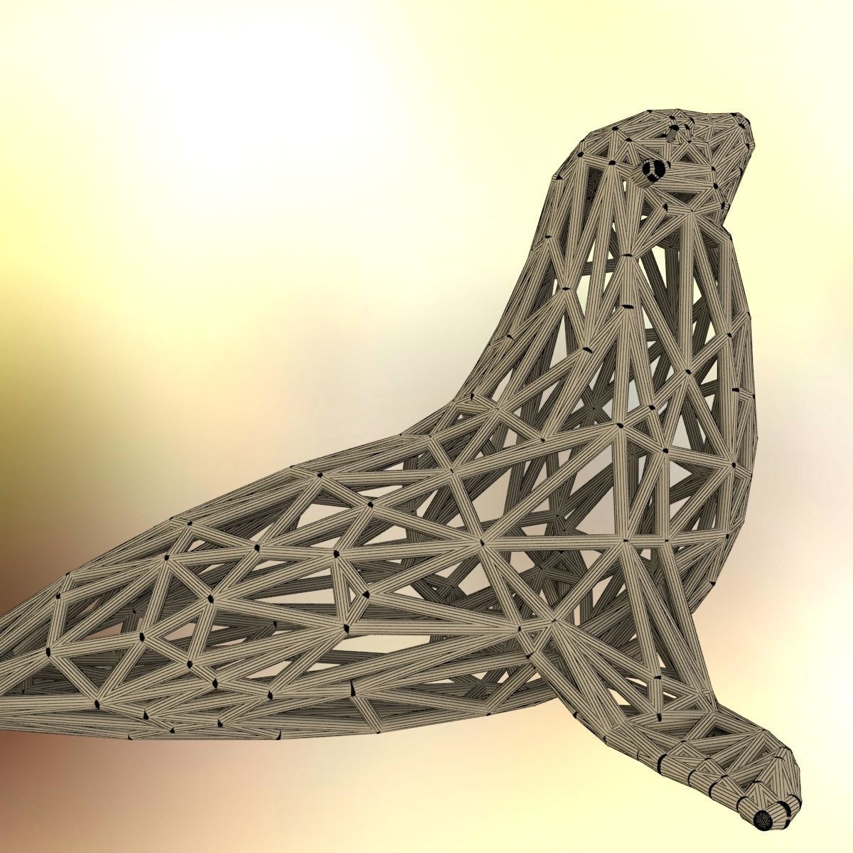 Sea Lion  3D print model_5