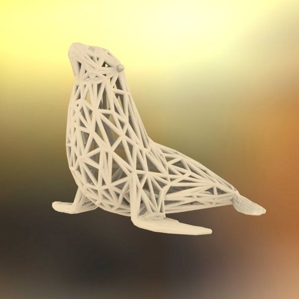 Sea Lion  3D print model_41