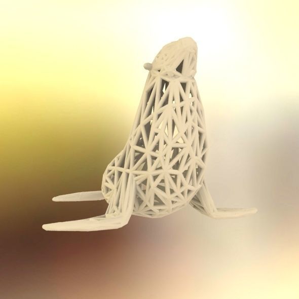 Sea Lion  3D print model_45