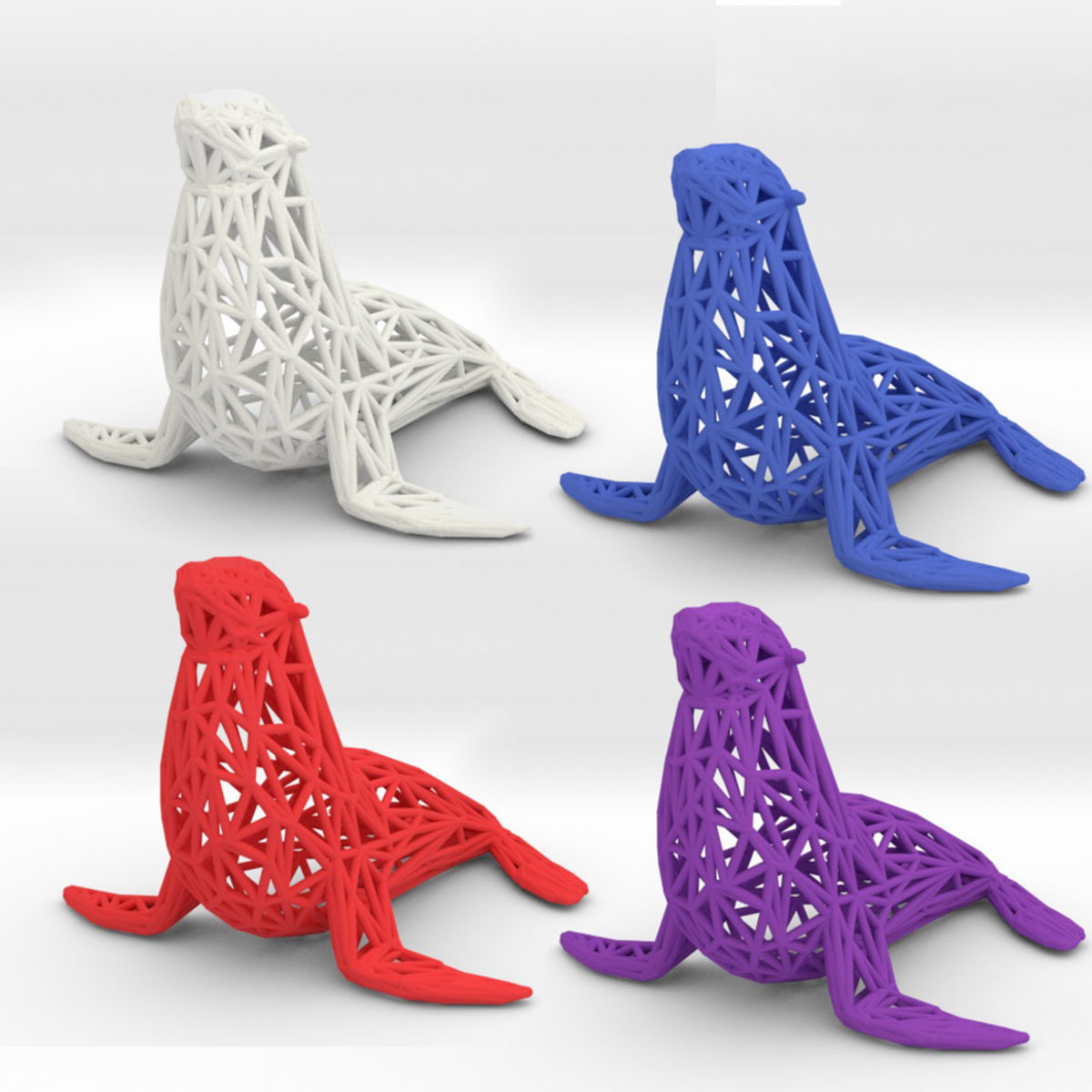 Sea Lion  3D print model_9