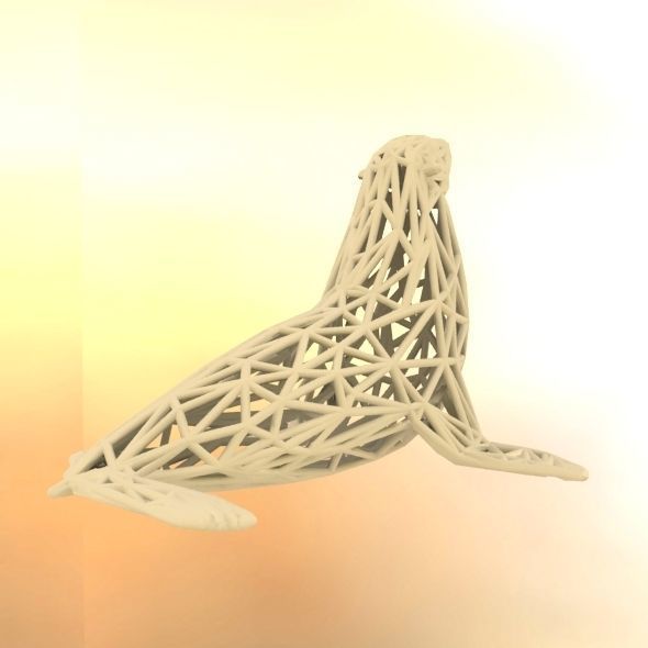 Sea Lion  3D print model_51
